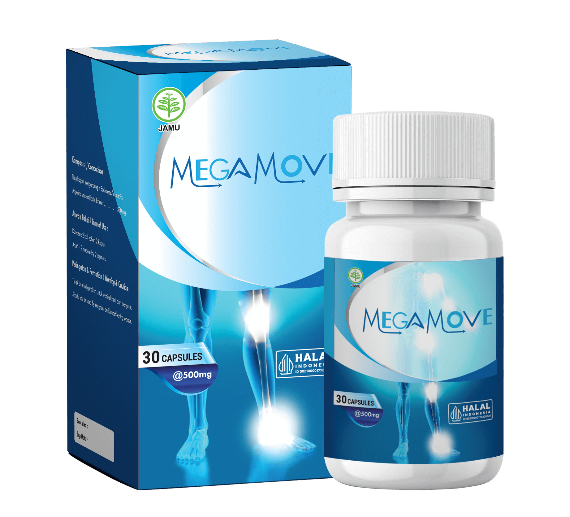 Megamove - Suplemen Dukungan Sendi Premium